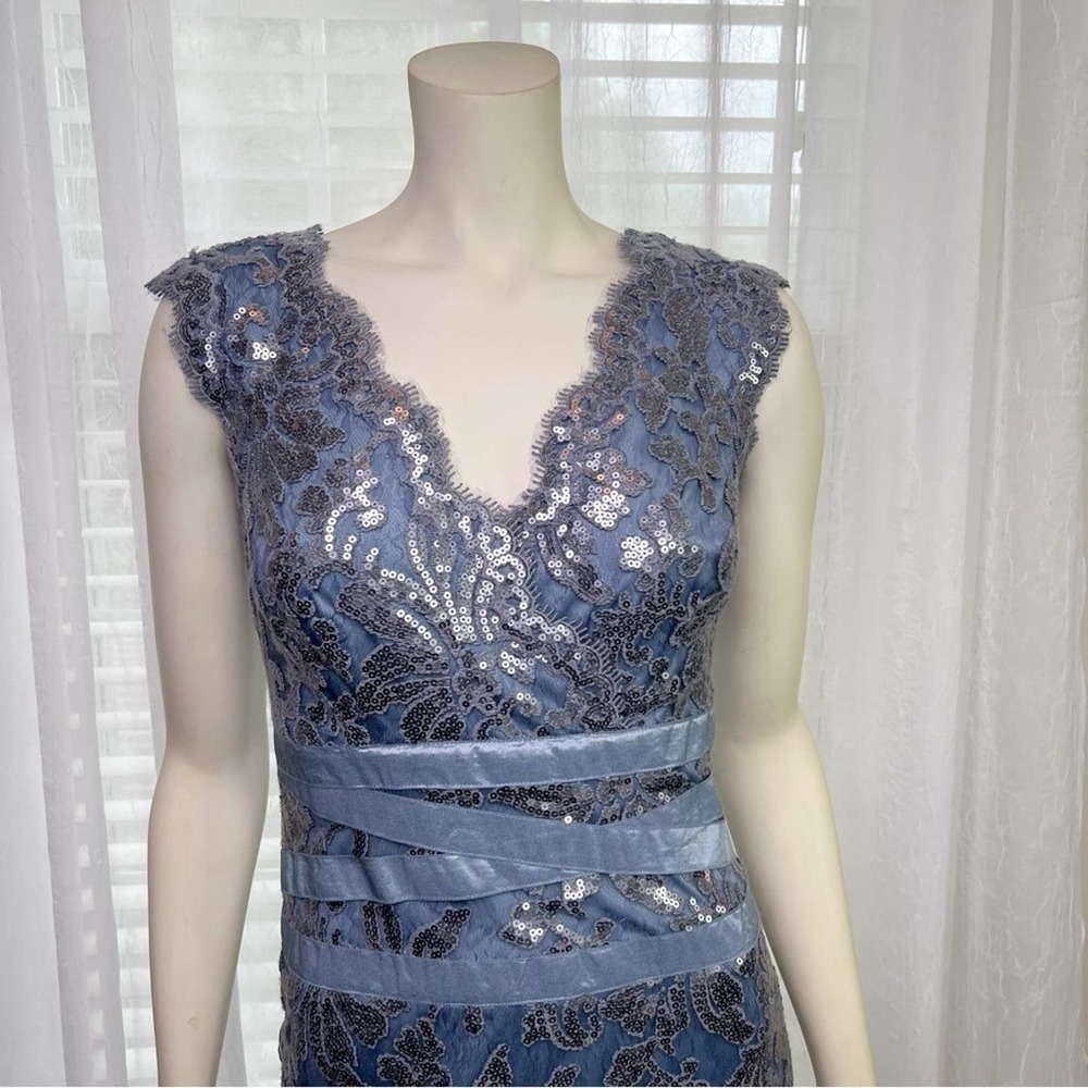 Tadashi Shoji Sequin Knee Length Sheath Dress - Picture 3 of 11